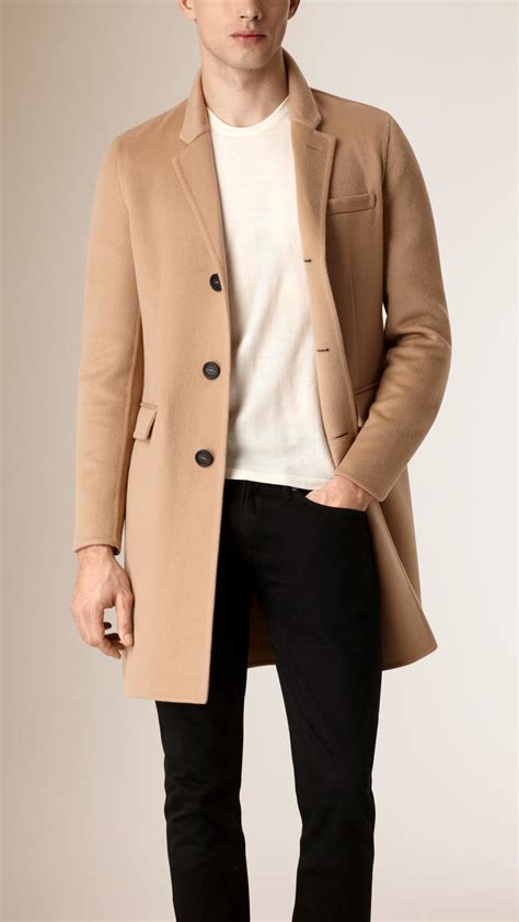 burberry men's jacket beige|burberry men's cashmere overcoat.